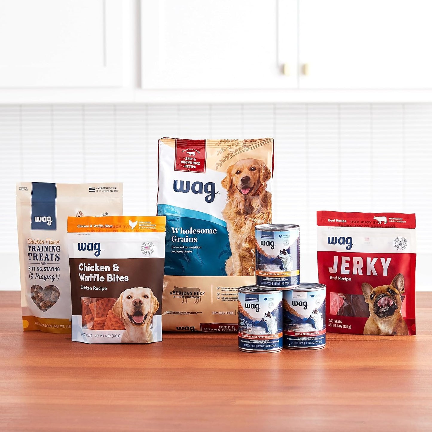 Wag dog treats ingredient label and quality details