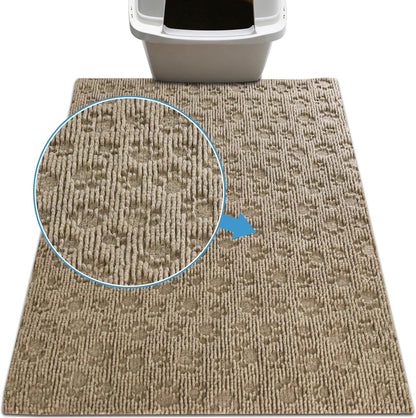 Drymate Cat Litter Box Mat, Litter Trapping Mat, Waterproof, Urine-Proof, Absorbent, Machine Washable, Soft on Paws, Contains Mess, Protects Floors, Kitten Supplies, Dark Grey, 28x36 XL - Image 9