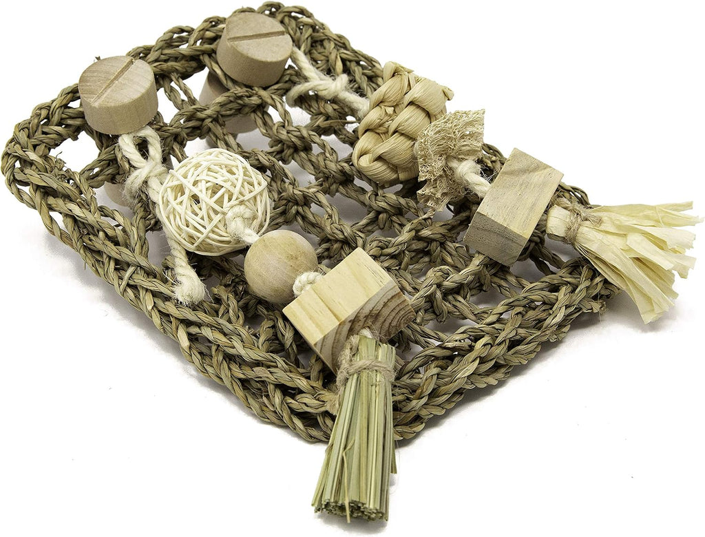 Oxbow Enriched Life activity center woven grass mat