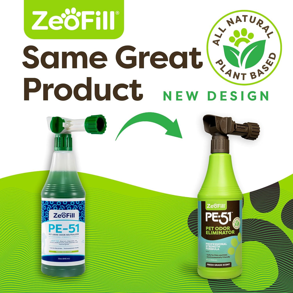 Zeofill PE-51 urine odor neutralizer thirty-two ounce bottle details