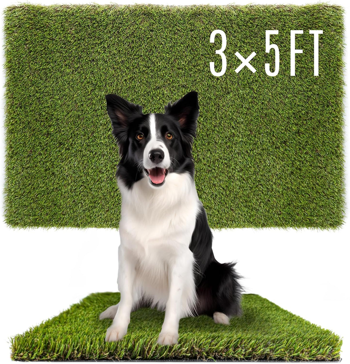 Sunturf Dog Pee Grass, Artificial Grass for Dogs, Fake Grass for Dogs Potty Training, Extra Large Dog Pads 5x8ft , Housebreaking Supplies, Indoor Outdoor Turf Grass, Washable Reusable - Image 11