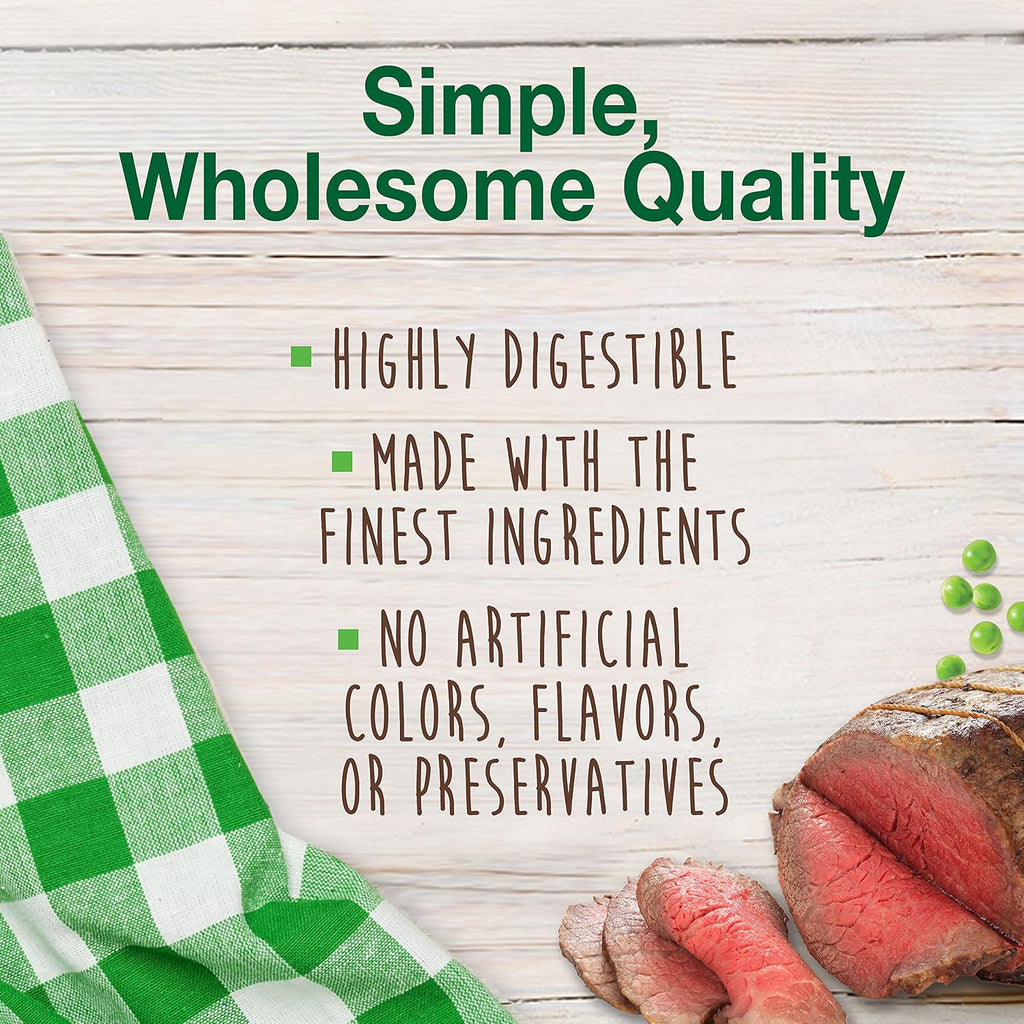 Nylabone healthy edibles savory beef flavor dog chew rewards back ingredients panel