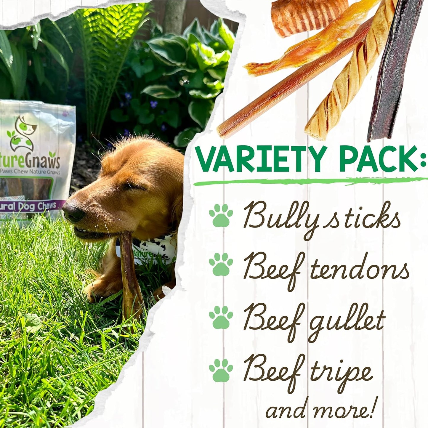 Premium rawhide free dog treats for teething puppies and small dogs.