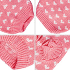 Dxhycc small dog sweater sleeveless design side view on puppy
