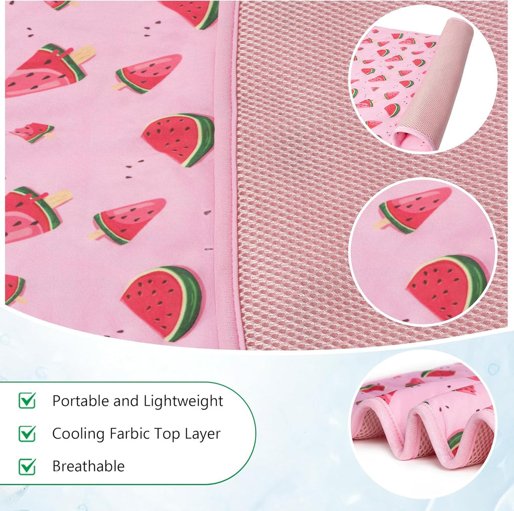 DELIFUR self cooling pet pad small size close up texture