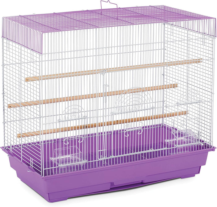 Prevue Pet Products SP1804-3 Flight Cage, Lilac/White,26" L x 14" W x 22 1/4" H - Image 1