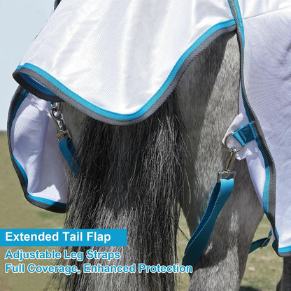 LEAFOREST protective fly sheet showing nylon inner shoulder lining structure