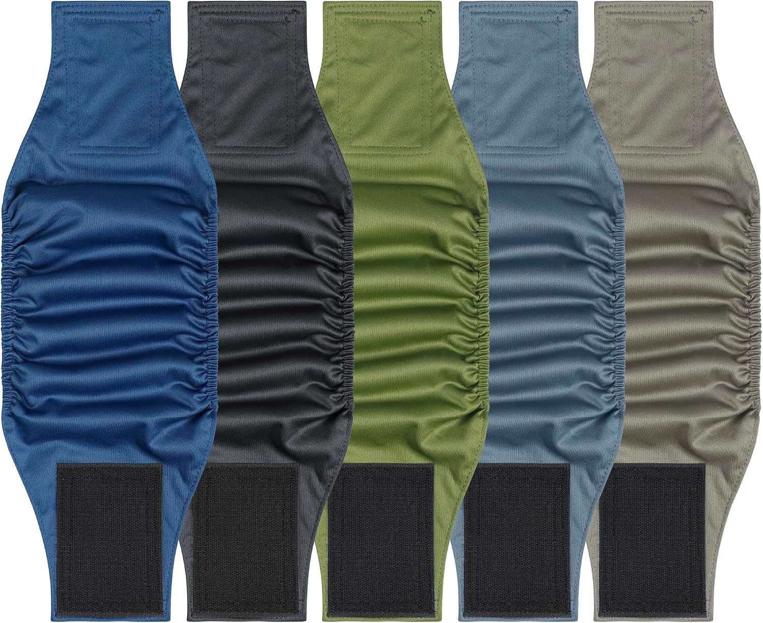 5 Pack Dog Diapers Male Reusable, Premium Belly Bands for Male Dogs, High Absorbing Male Dog Pee Wraps for Doggie in Incontinence or Excitable Urination and Training, Dino S - Image 14