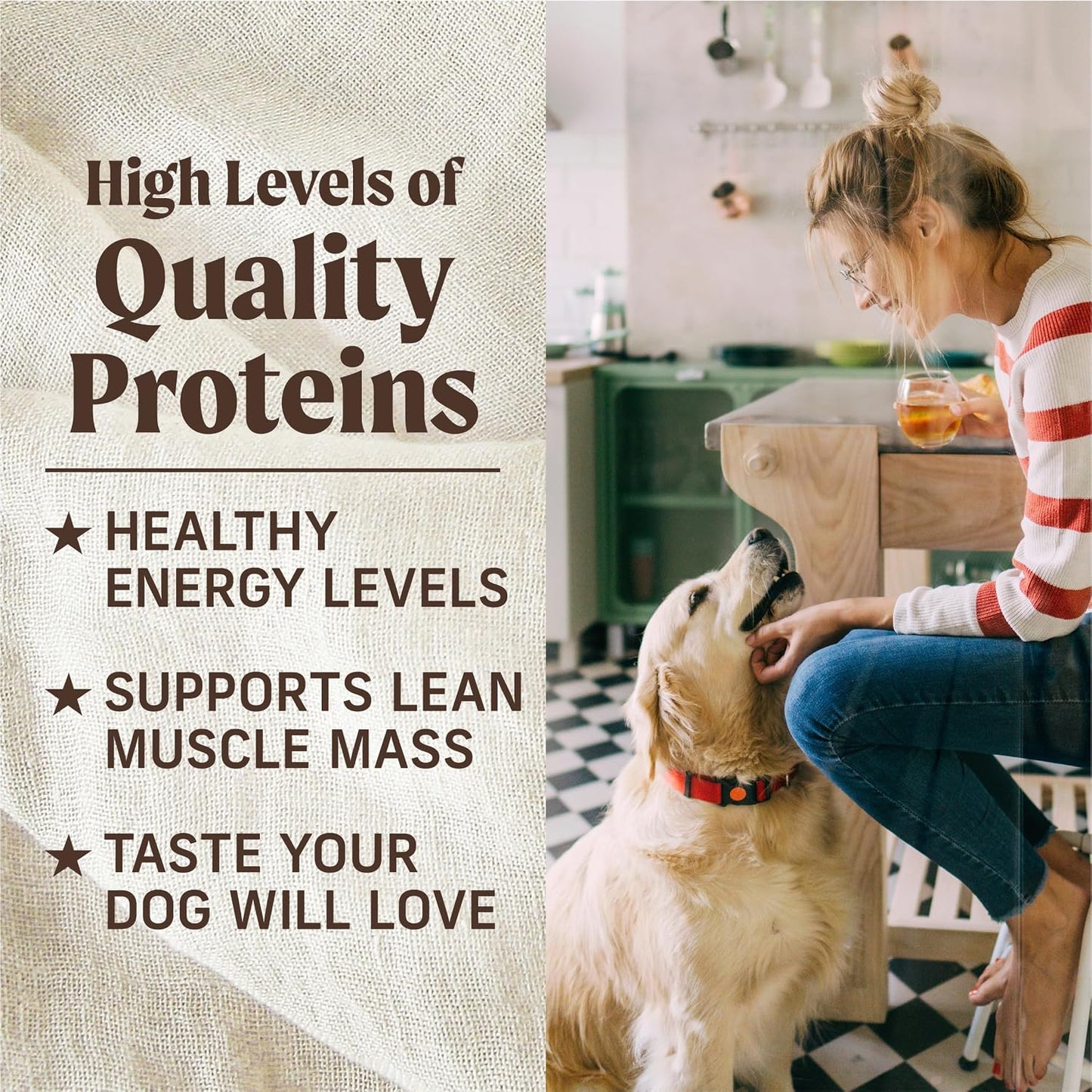 Wholesome grain free wet dog food for small breeds imported from the USA.