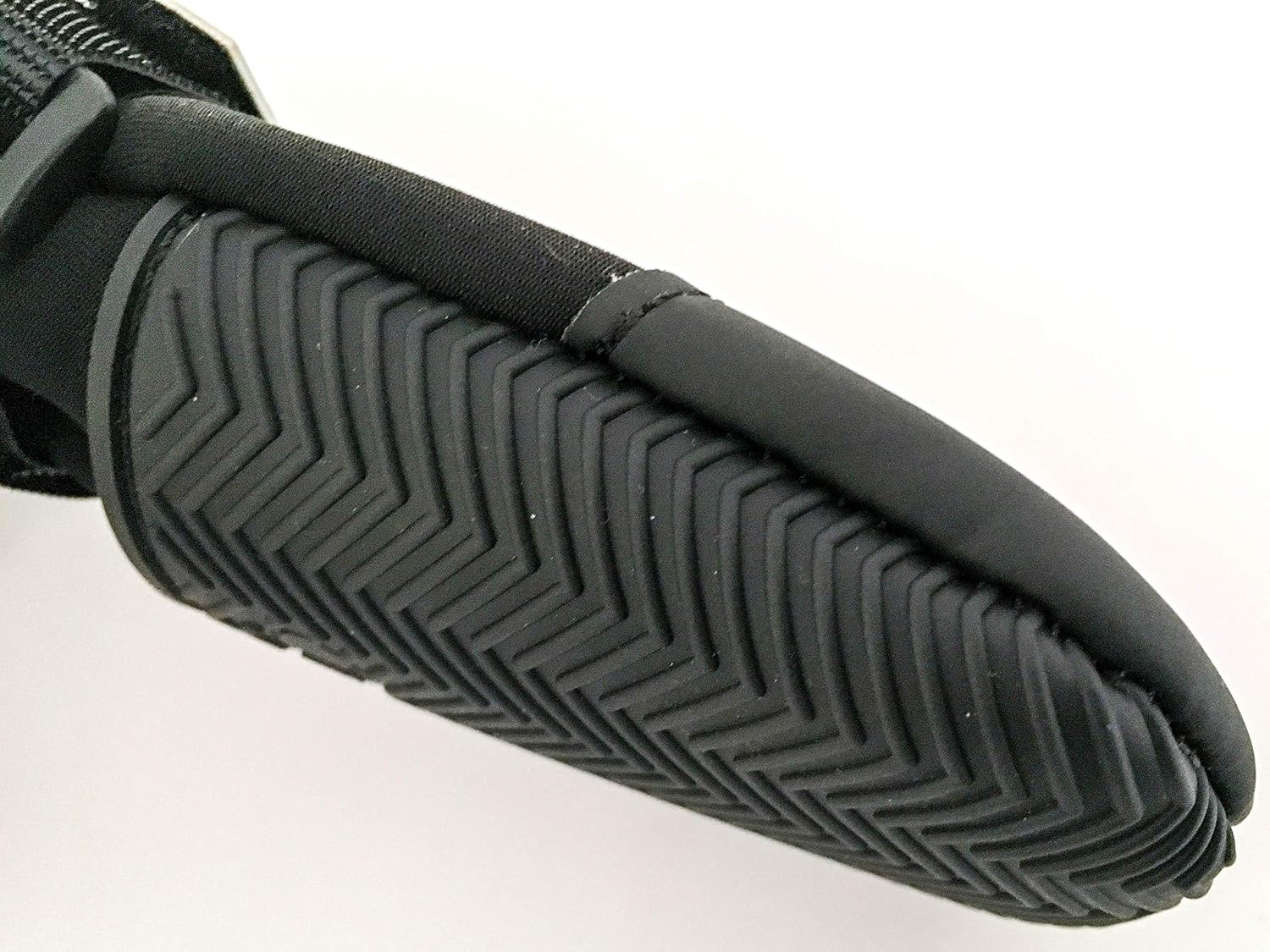 Close up of Bark Brite boot waterproof material