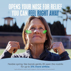 Breathe Right Nasal Strips, Extra Strength Tan Nose Strips, Drug-Free Nasal Congestion Relief for Better Breathing, Help Relieve Snoring, Caused by Colds & Allergies, Deviated Septum, 26ct - Image 3