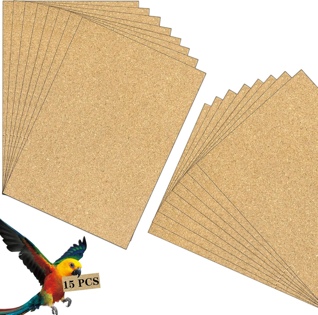 Gravel Paper for Bird Cage,BirdCage Liner Papers Cuttable Gravel Liner Sea Sand Paper Pet Animal Cages Cushion Great for Hard-Billed Birds Parrot | Clean Safe & Aids in Digestion (8 PCS - 17" x 11") - Image 11