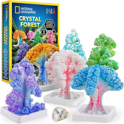 National Geographic Crystal Growing Tree Craft Kit front view of packaging