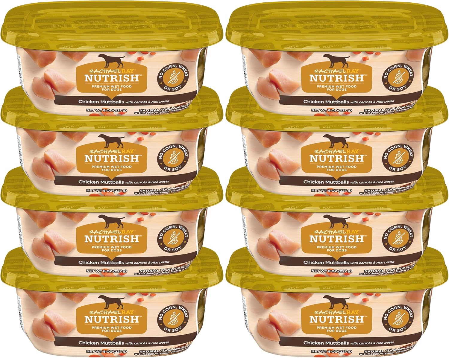 Nutrish Rachael Ray Savory Favorites Wet Dog Food Variety Pack, 8 oz. Tubs (Pack of 6) - Image 12