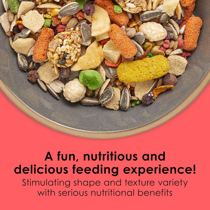Kaytee Fiesta gourmet bird food nutritional ingredients label