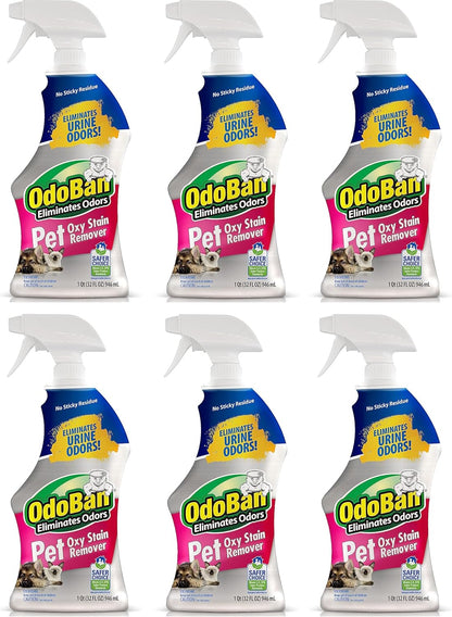 Odoban Pet Solutions Oxy Stain Remover front view 32 fluid ounce bottle