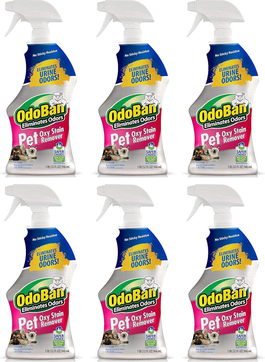 Odoban Pet Solutions Oxy Stain Remover front view 32 fluid ounce bottle