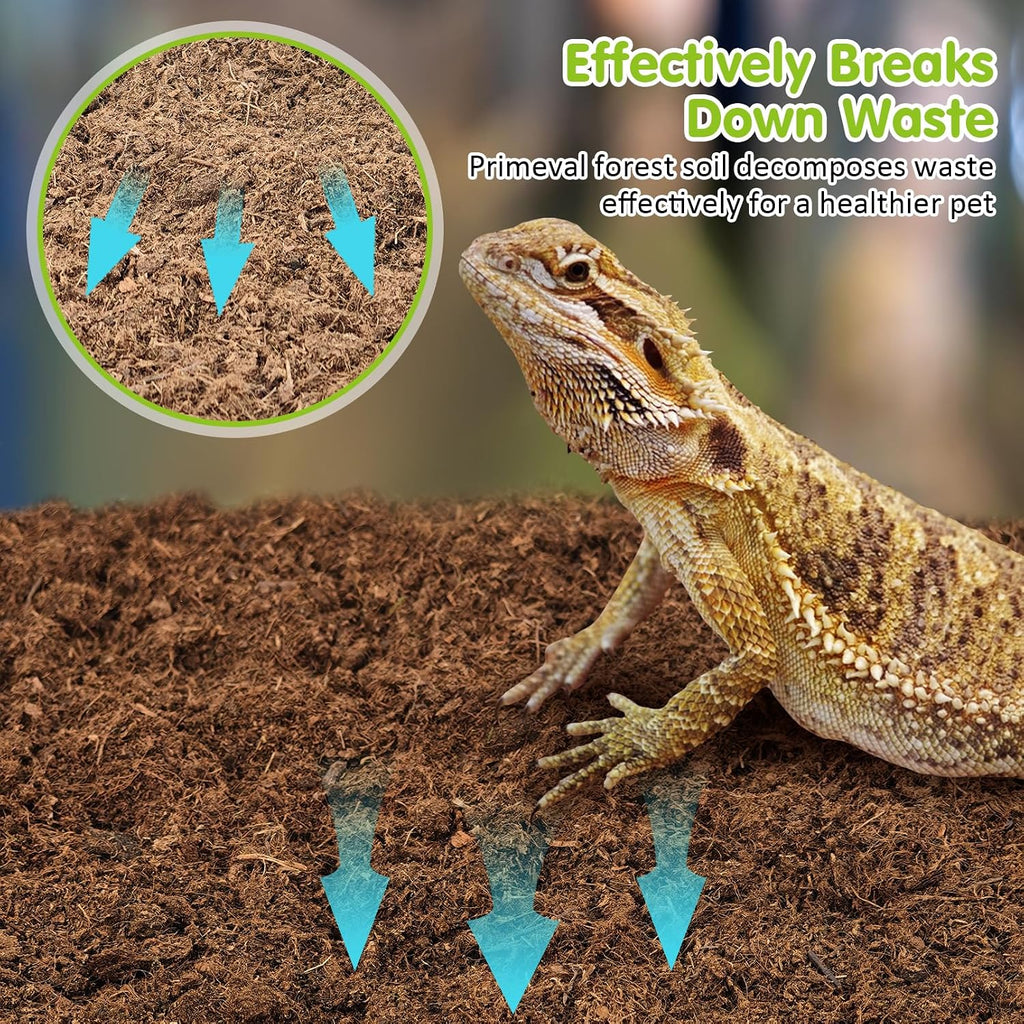 BNOSDM moisture retaining coconut coir substrate for snake terrariums