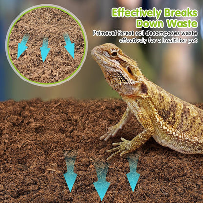 BNOSDM moisture retaining coconut coir substrate for snake terrariums