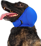 Meifsou Quiet Ears for Dogs - Dog Head Wrap for Anxiety, Waterproof Dog Calming Hood, No Shake Ear Cover Snoods for Thunder, Lightning, Fireworks, Grooming, Polyester and SBR Diving Fabric, Grey, M - Image 11