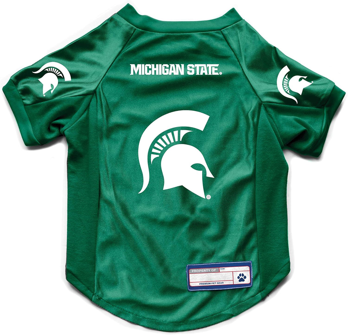 Back view of the Littlearth officially licensed sports jersey for large dogs