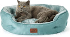 Bedsure Cooling Dog Beds for Small Dogs - Round Cat Beds for Indoor Cats, Washable Pet Bed for Puppy and Kitten with Slip-Resistant Bottom, 20 Inches, Arctic Cooling Blue - Image 14