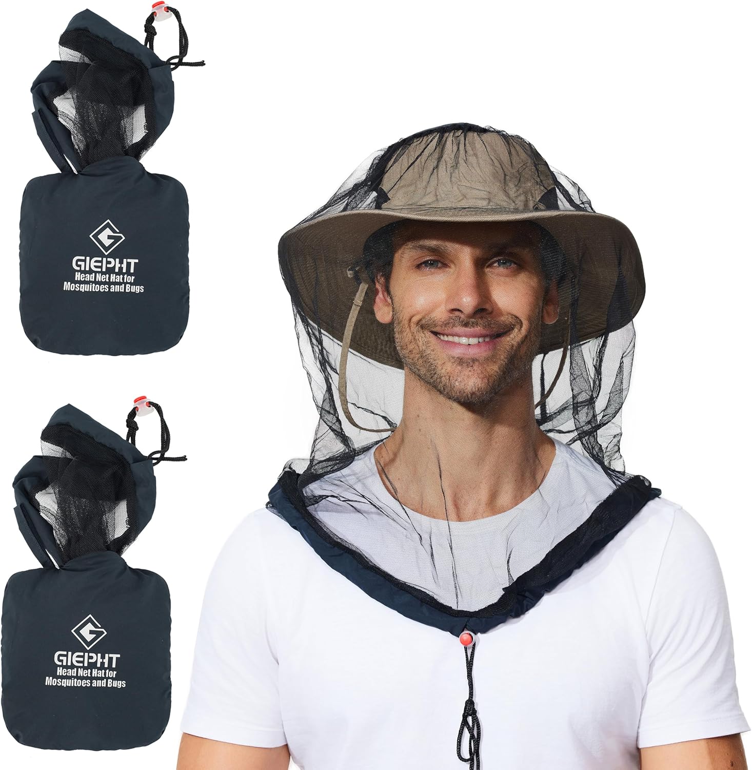 G Giepht 2 Pack Mosquito Head Net front view