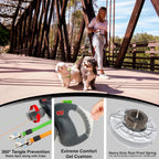 Reflective webbing detail on Wigzi 2025 Edition leash