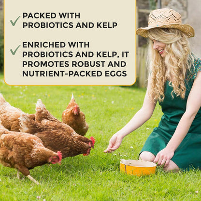 Nutritional information panel on New Country Organics feed bag