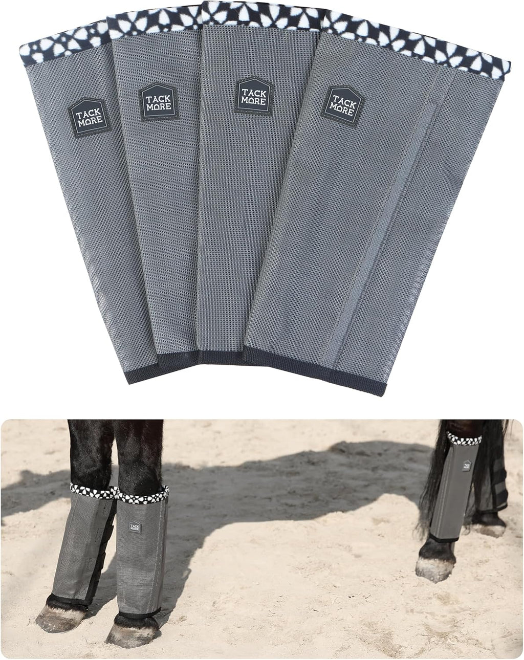 Tackmore summer leg guards for insect protection packaging