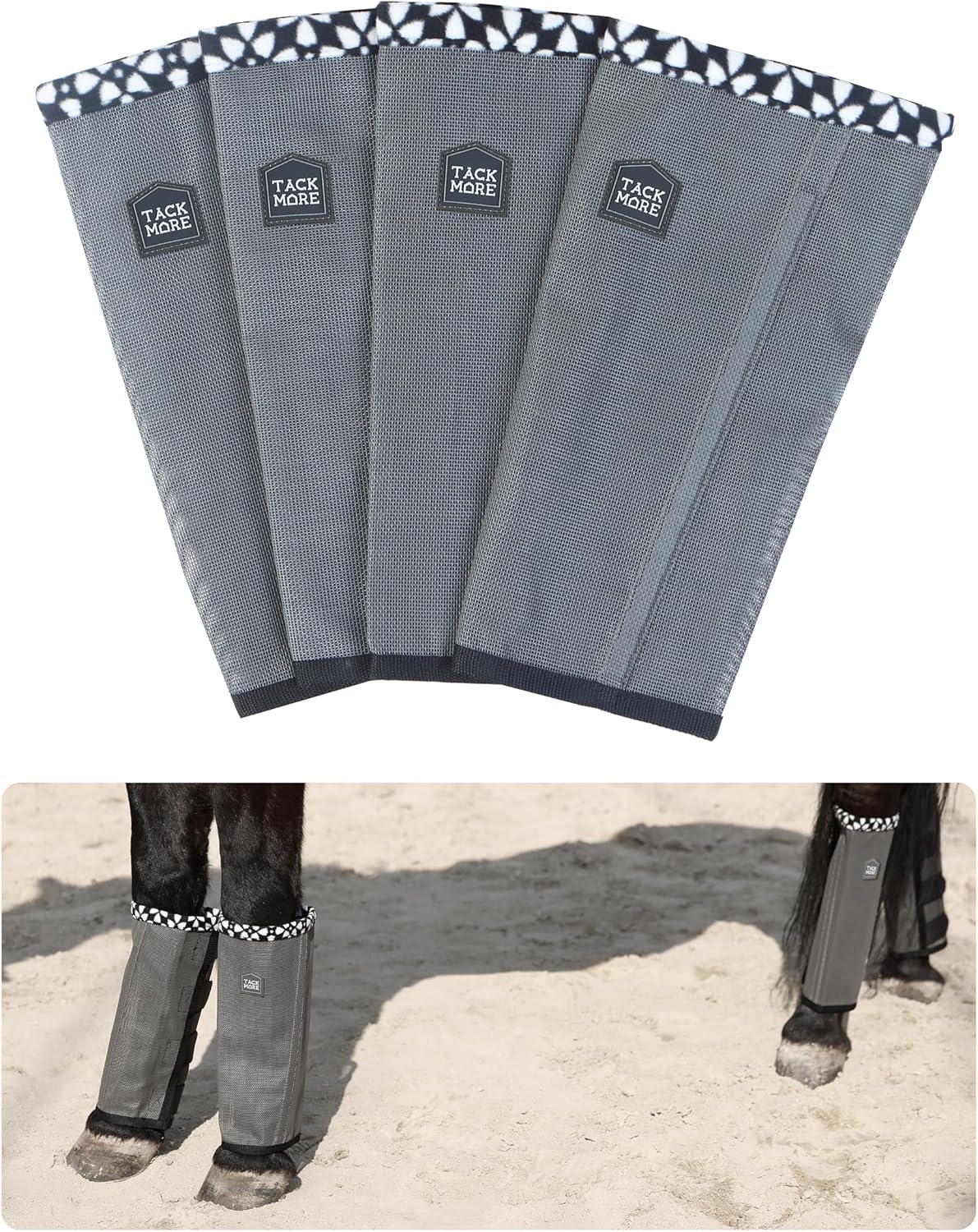 Tackmore summer leg guards for insect protection packaging