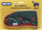 Breyer Rambo miniature horse blanket close up on buckles