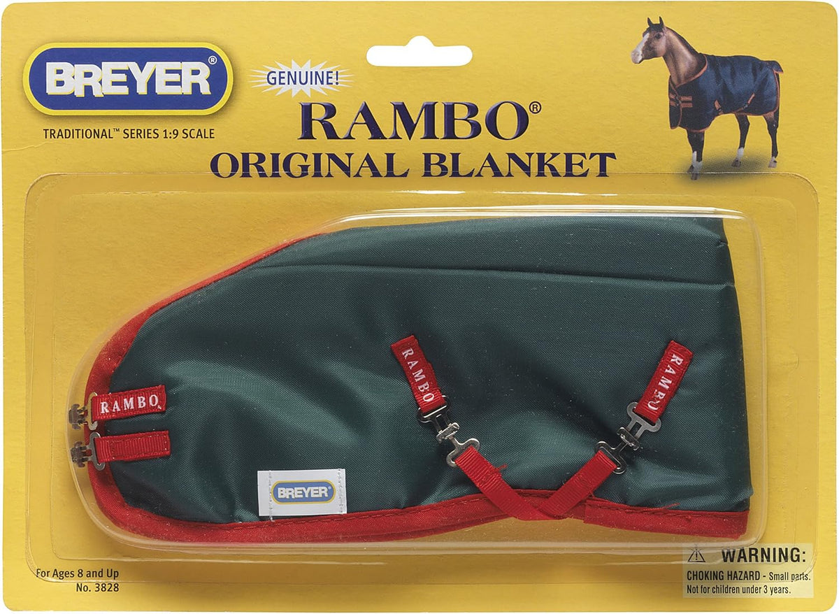 Breyer Rambo miniature horse blanket close up on buckles