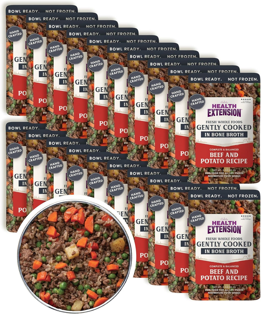 Health Extension human-grade chicken and pumpkin wet dog food texture