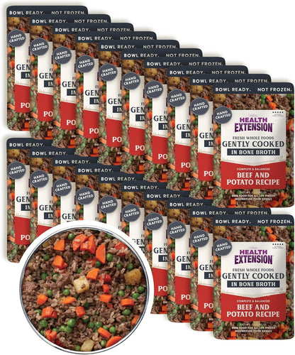 Health Extension human-grade chicken and pumpkin wet dog food texture
