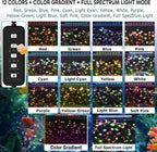 IP68 waterproof demonstration showing the durable construction of the Sevenconst aquarium light fixture.
