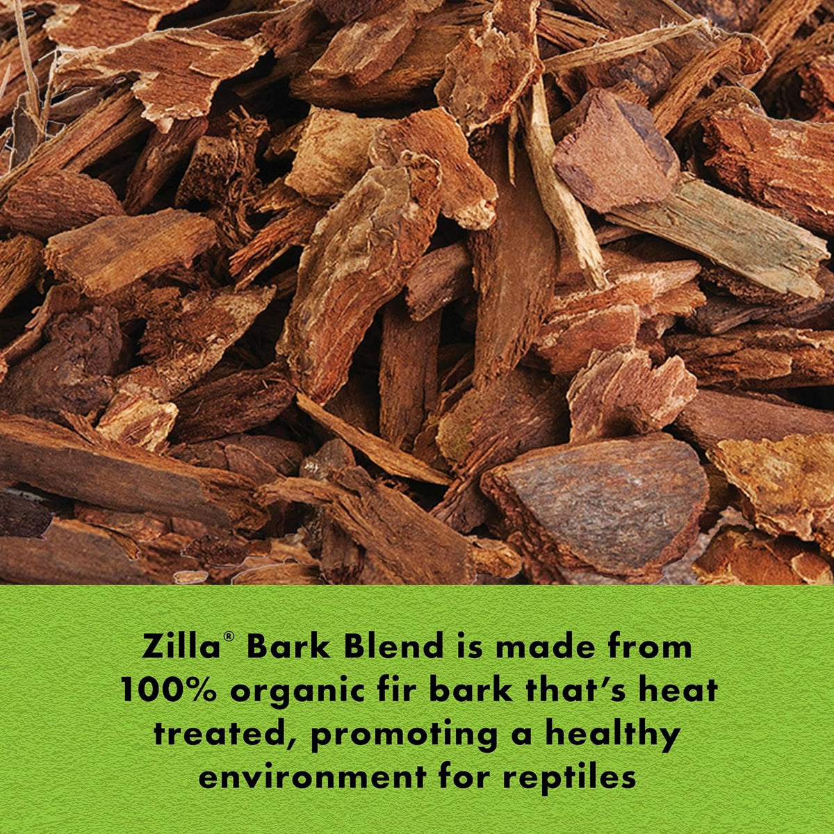 Zilla organic fir bark substrate packaging details