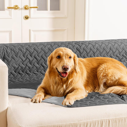 gogobunny 100% Double Sided Waterproof Dog Blanket Soft Pet Bed Cover Reversible Protect Furniture Couch Sofa Car for Puppy Cat Kids (Dark Grey/Light Grey, 30x70 Inch (Pack of 1)) - Image 14