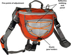 Close up of the adjustable buckles and metal D-ring on the Zor-DOG harness