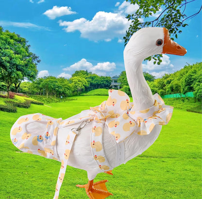Magnoloran pet duck costume diaper pack with decorative bow tie
