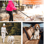 Chew resistant nylon pet car seat belt