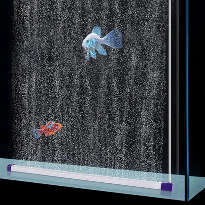 Hygger high dissolved oxygen aquarium diffuser creating a bubble wall