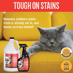 Non toxic cat and dog urine odor counteractant cleaner