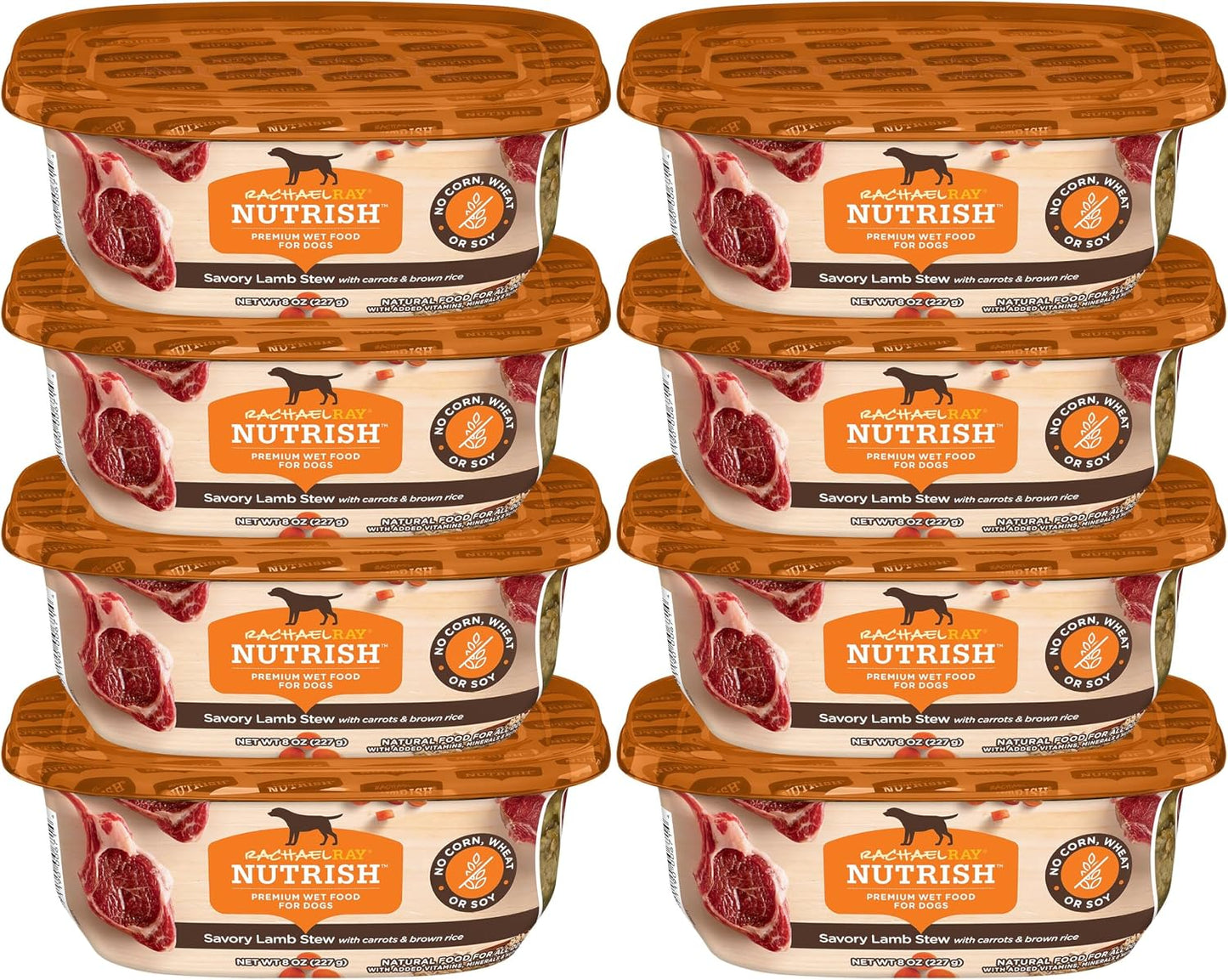 Nutrish Rachael Ray Savory Favorites Wet Dog Food Variety Pack, 8 oz. Tubs (Pack of 6) - Image 13