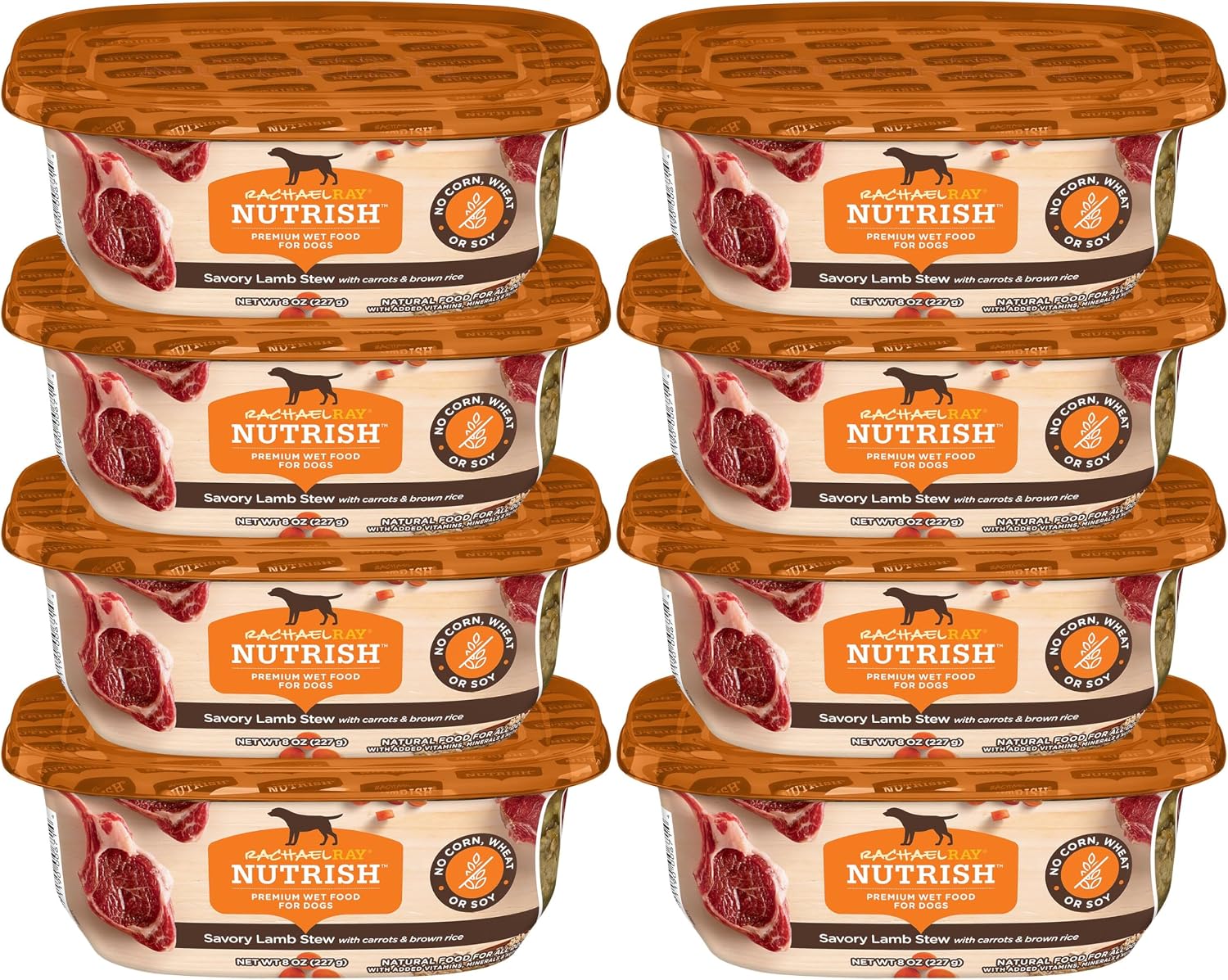 Nutrish Rachael Ray Savory Favorites Wet Dog Food Variety Pack, 8 oz. Tubs (Pack of 6) - Image 13
