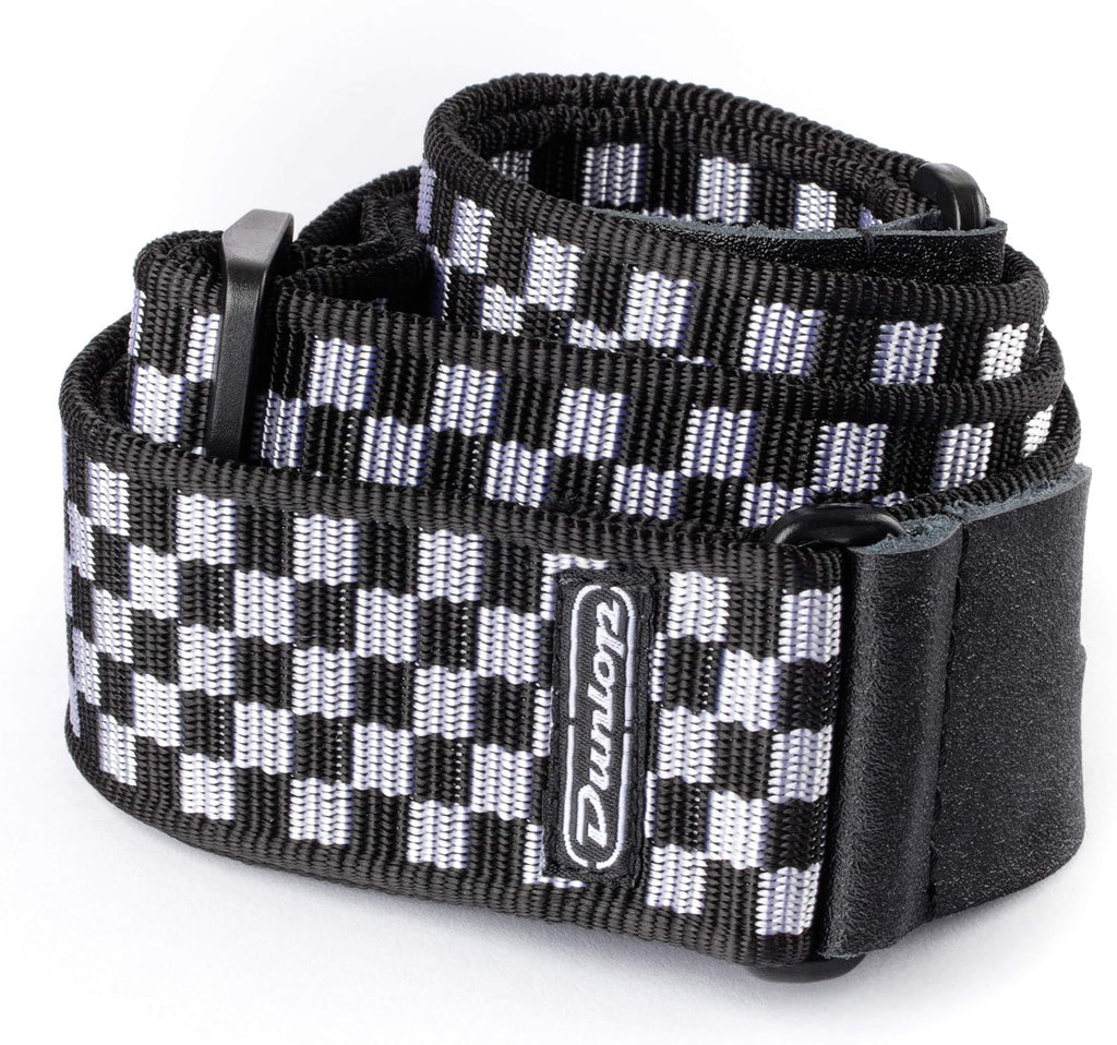 Jim Dunlop two inch wide guitar strap full length layout