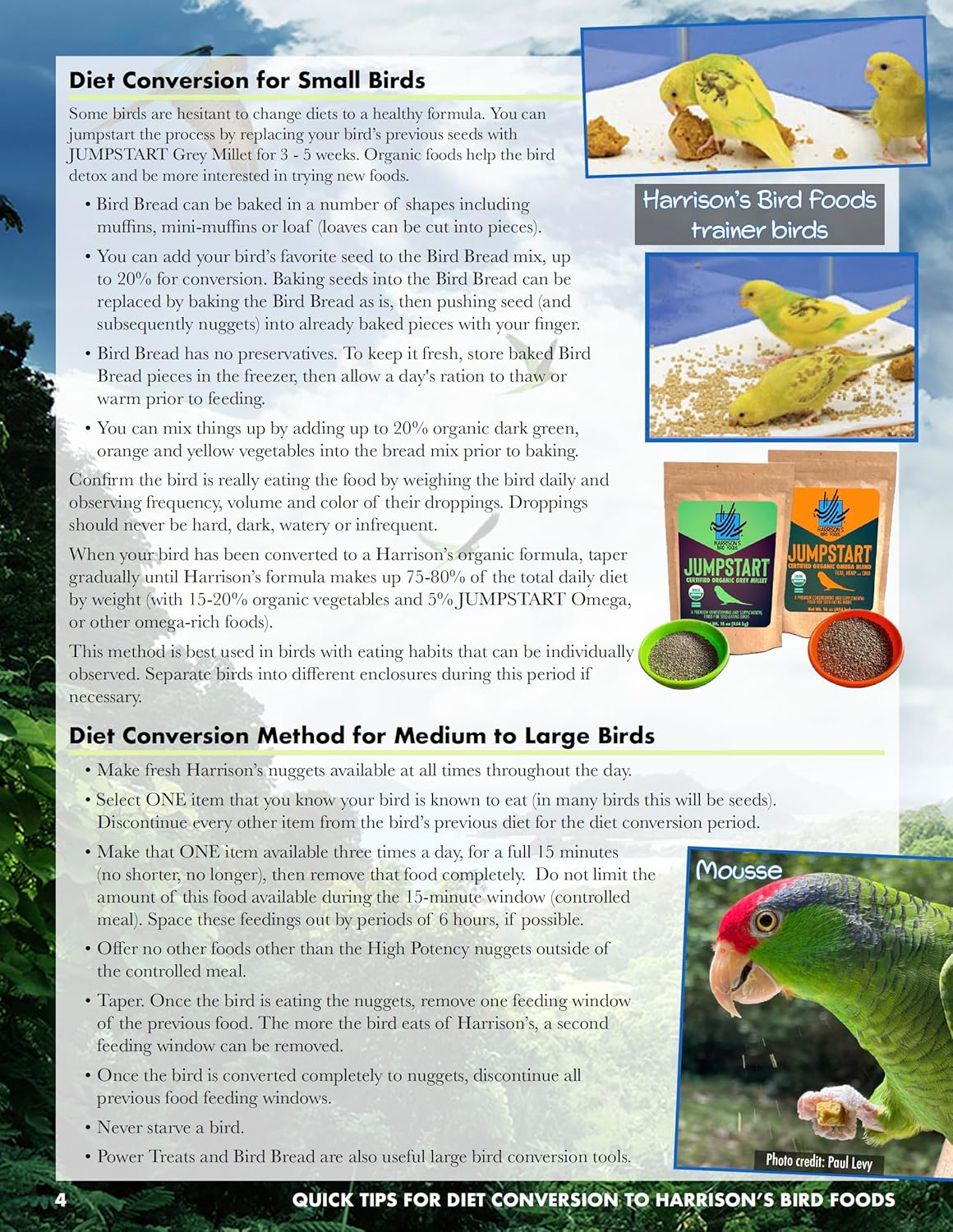 Harrison's Bird Foods Bird Food Adult Lifetime Fine Certified Organic Non-GMO Formula Bird Food 1lb - Image 3