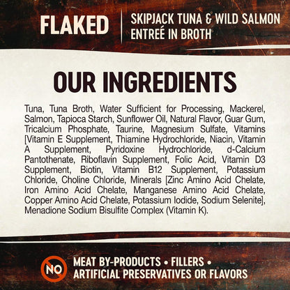 Wellness CORE Signature Selects Flaked Adult Canned Wet Cat Food, Natural, Protein Rich, Grain Free, Skipjack Tuna and Wild Salmon Entre Recipe, 2.8 oz, Pack of 12 Cans - Image 10