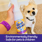 SilverWorks! Pet Odor Eliminator Spray For Home - Safe, Natural, Silver Ion Deodorizer - Cat, Dog Smell And Urine Odor Eliminator For Carpet, Furniture And Litter -16.9oz - Image 5