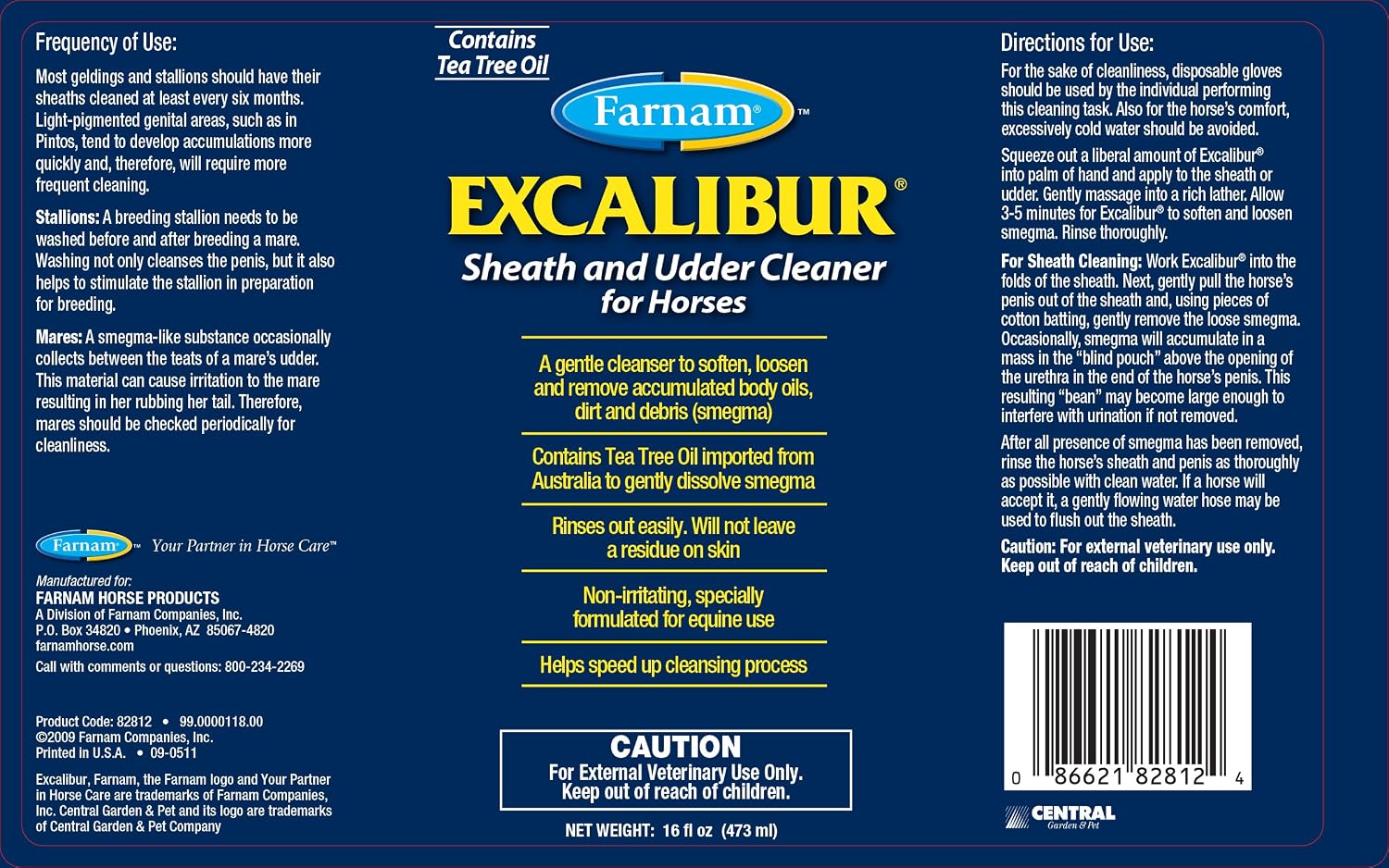 Farnam Excalibur Sheath Cleaner 16 OUNCE - Image 2
